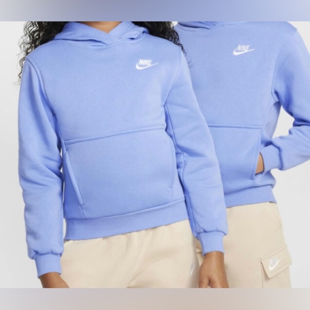 NWT - Kids S
Nike Sky Blue Pullover Hoodie